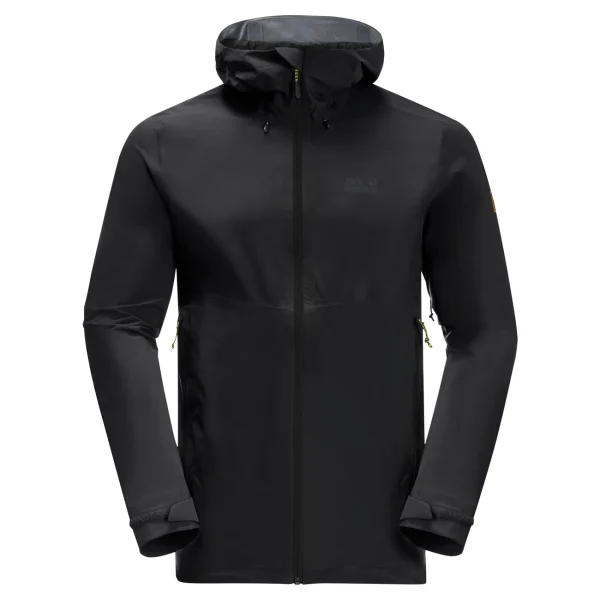 Retour gratuit en magasin. Coupon ⌛ Randonnee Pedestre Homme Jack Wolfskin Veste Imperméable Jack Wolfskin Highest Peak NOIR 🎉 3