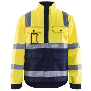 Grosses soldes 🔥 Randonnee Pedestre Adulte Blaklader Veste Haute Visibilité Blaklader Bicolore Poche Badge JAUNE 😍 à prix promos 16