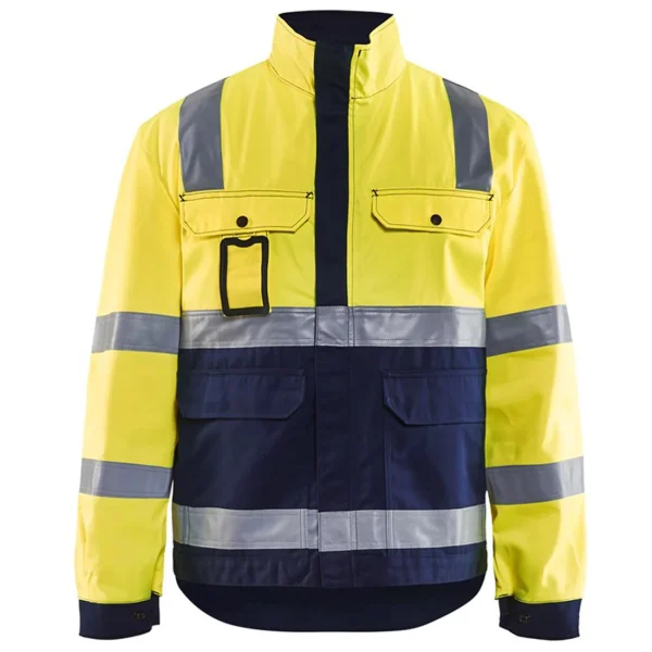 Grosses soldes 🔥 Randonnee Pedestre Adulte Blaklader Veste Haute Visibilité Blaklader Bicolore Poche Badge JAUNE 😍 à prix promos 6