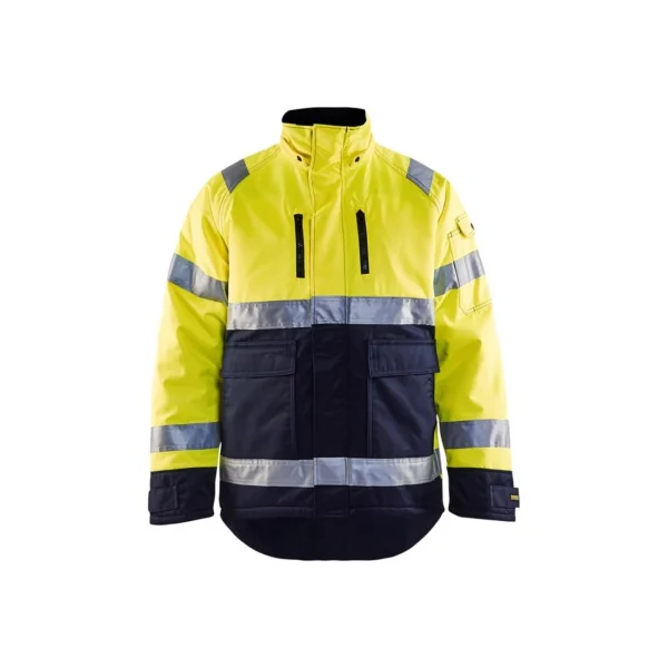 magasin en ligne france Les meilleures critiques de 👍 Randonnee Pedestre Adulte Blaklader Veste Hiver Matelassée Blaklader Haute Visibilité JAUNE 🤩 4