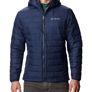 mode pas chere Le moins cher 👍 Montagne Homme Columbia Columbia Powder Lite Hooded BLEU 👍 12