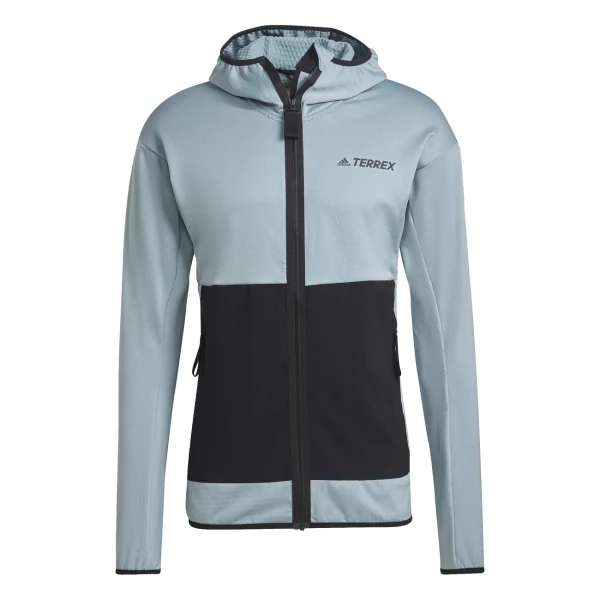 Meilleure affaire 🛒 Randonnee Pedestre Homme Adidas Veste De Randonnée Adidas Terrex Tech Fleece Lite GRIS 🥰 soldes 1