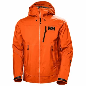 Bon marché 😉 Randonnee Pedestre Homme Helly Hansen Veste Helly Hansen Odin Mountain Infinity Shell ORANGE 🎉 soldes 18