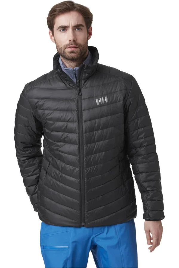 De gros 😉 Randonnee Pedestre Homme Helly Hansen Veste Isolante En Duvet Helly Hansen Verglas NOIR 🔥 boutiqued en ligne 4