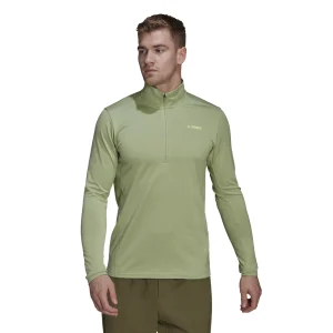 Remise ⭐ Randonnee Pedestre Homme Adidas Veste Adidas Molleton Terrex Everyhike JAUNE 🛒 à prix imbattables 12