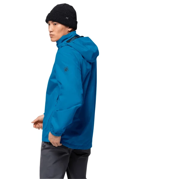 Top 10 🛒 Randonnee Pedestre Homme Jack Wolfskin Veste Imperméable Jack Wolfskin Stormy Point BLEU 🔔 grossiste en ligne 7