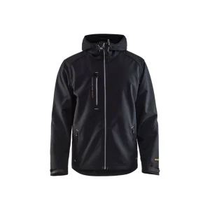 Sortie 💯 Randonnee Pedestre Adulte Blaklader Veste Softshell À Capuche Blaklader NOIR ✔️ bas prix 18