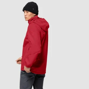 Top 10 👏 Randonnee Pedestre Homme Jack Wolfskin Veste Jack Wolfskin Stormy Point ROUGE ✔️ Top ventes 14