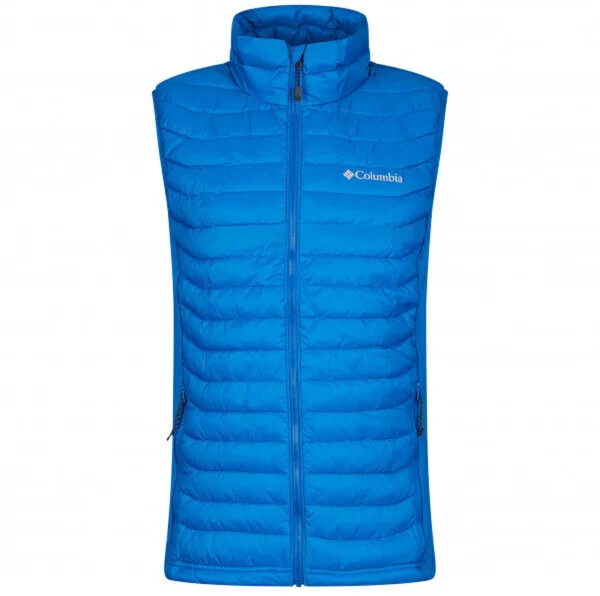 en solde Nouveau 🛒 Randonnee Pedestre Homme Columbia Veste Sans Manches Columbia Powder Pass BLEU 🛒 3