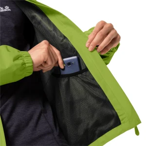 à prix d'occasion Remise 👍 Randonnee Pedestre Homme Jack Wolfskin Veste Imperméable Jack Wolfskin Stormy Point VERT 👍 13