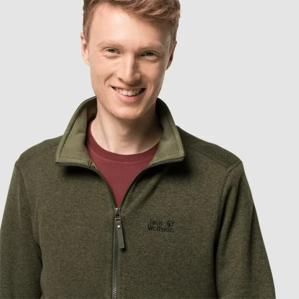 De gros 😍 Randonnee Pedestre Homme Jack Wolfskin Veste Jack Wolfskin Finley VERT 🛒 vente à bas prix 1